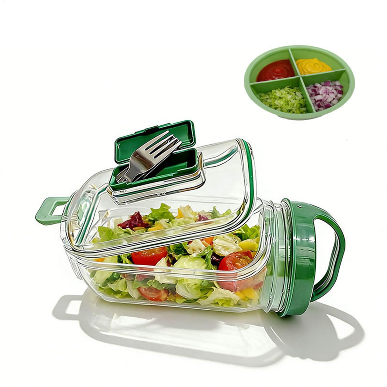 Meal Prep Gym Food - Boîte à salade à ouverture latérale