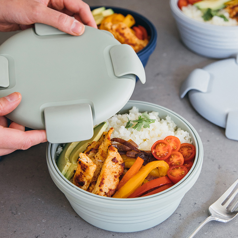 Meal Prep Cold Lunches - Bayzon Bol pliable Bol en silicone