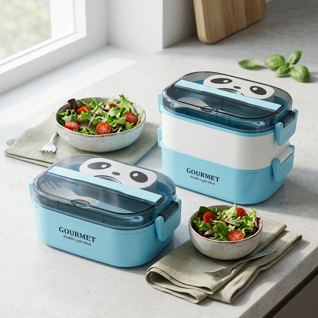 Meal Prep Or Prep Meal - Boîte Bento en Plastique Compatible Micro-ondes