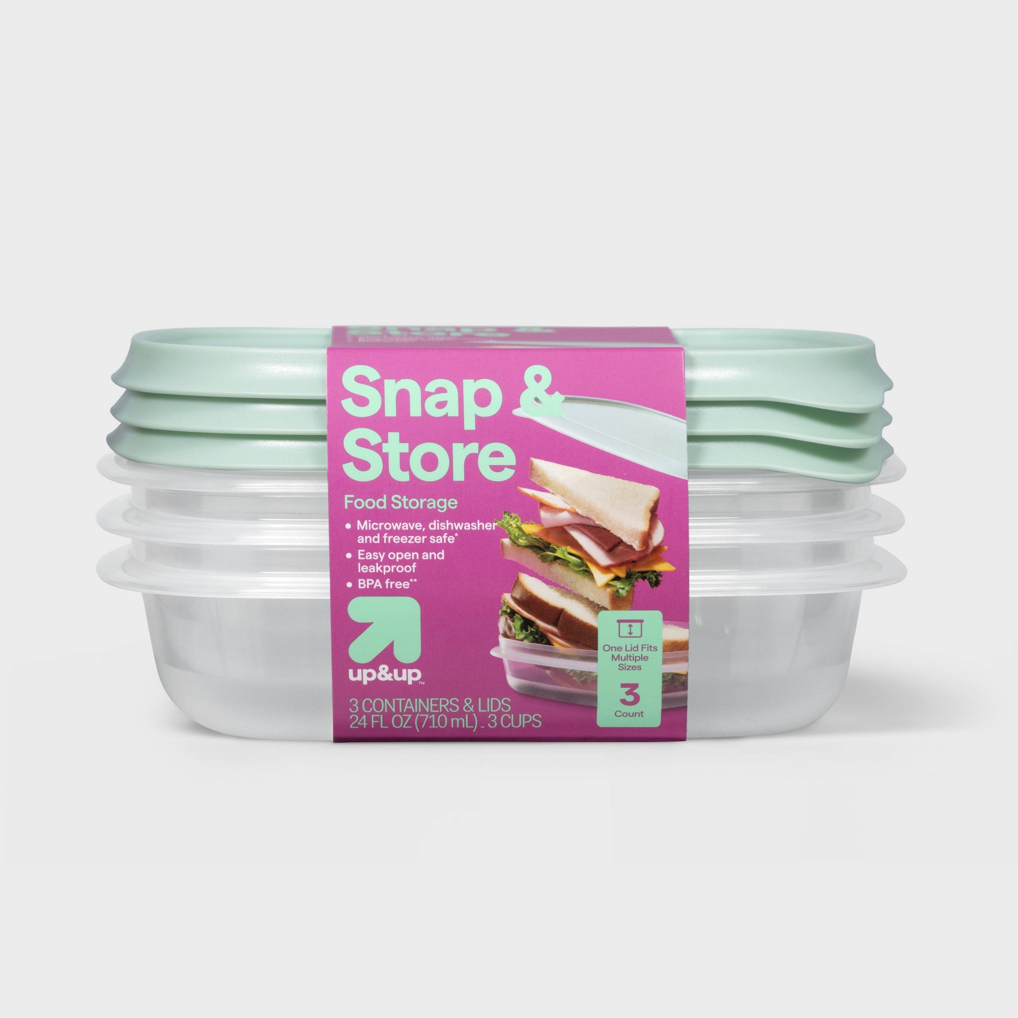 Meal Prep Box - Contenants de stockage alimentaire carrés de