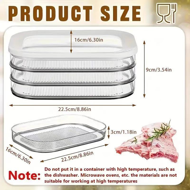Boîte de rangement pour charcu - Meal Prep Cold Lunches avis et prix