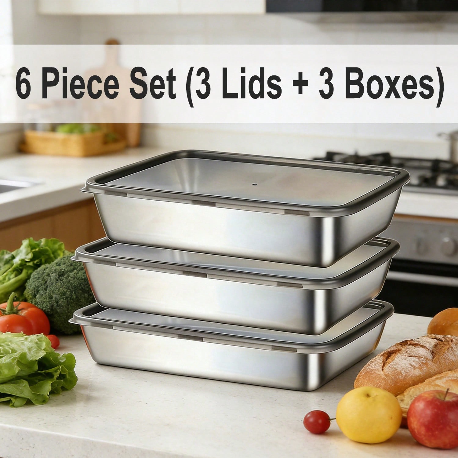 Ensemble de 6 récipients de co - Meal Prep Box avis et prix