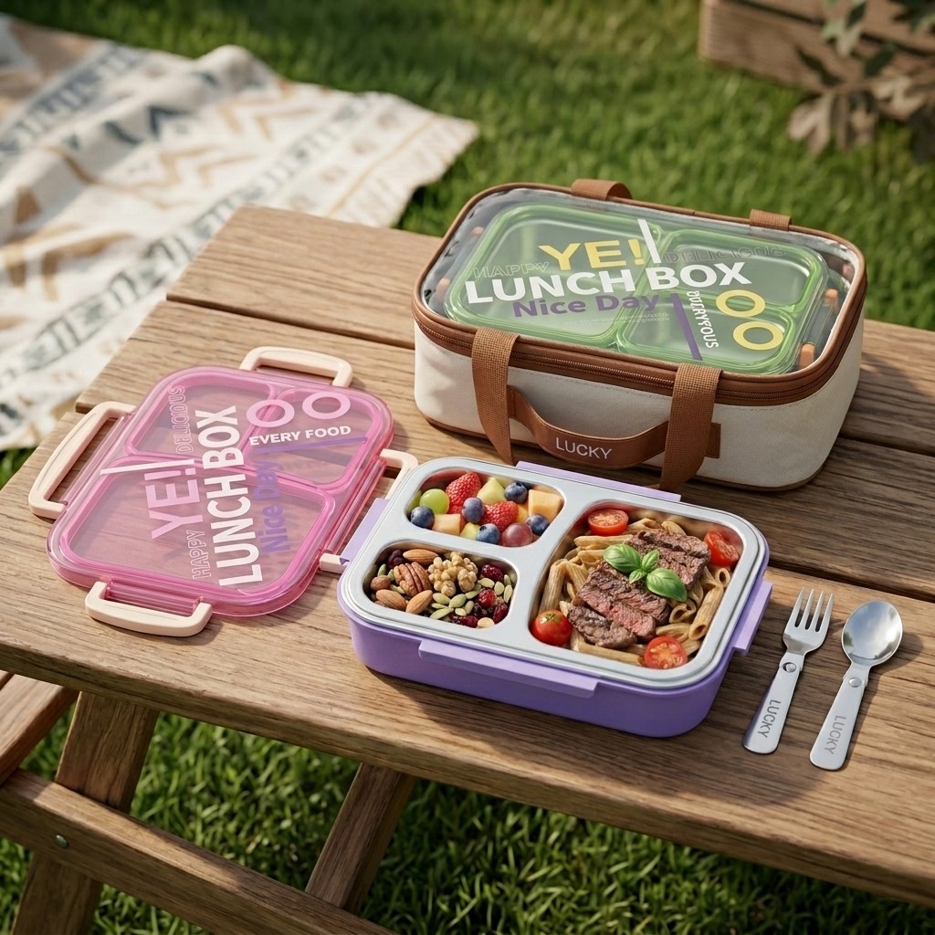 Boîte à bento en acier inoxyda - Meal Prep Or Prep Meal avis et prix