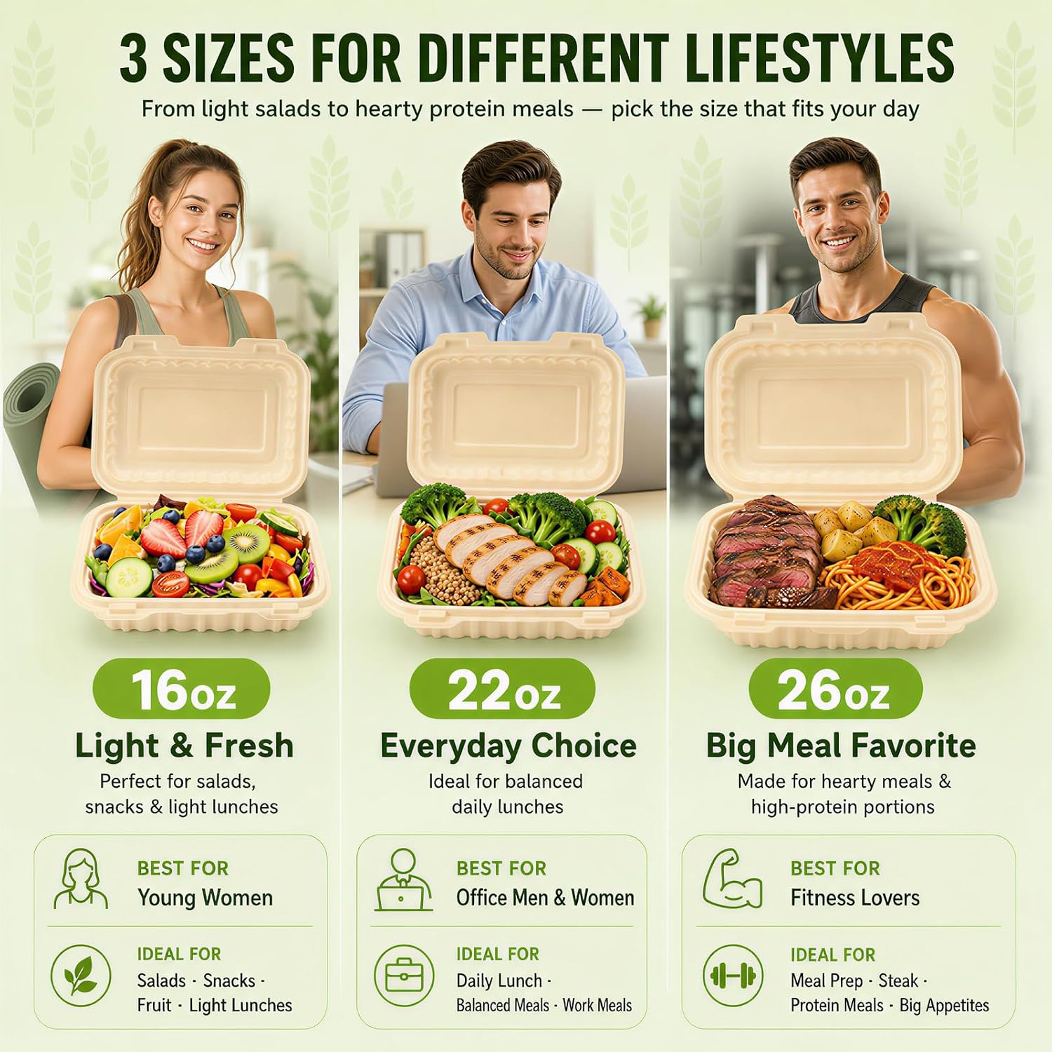 Lot de 50 contenants à emporte - Meal Prep Box avis et prix