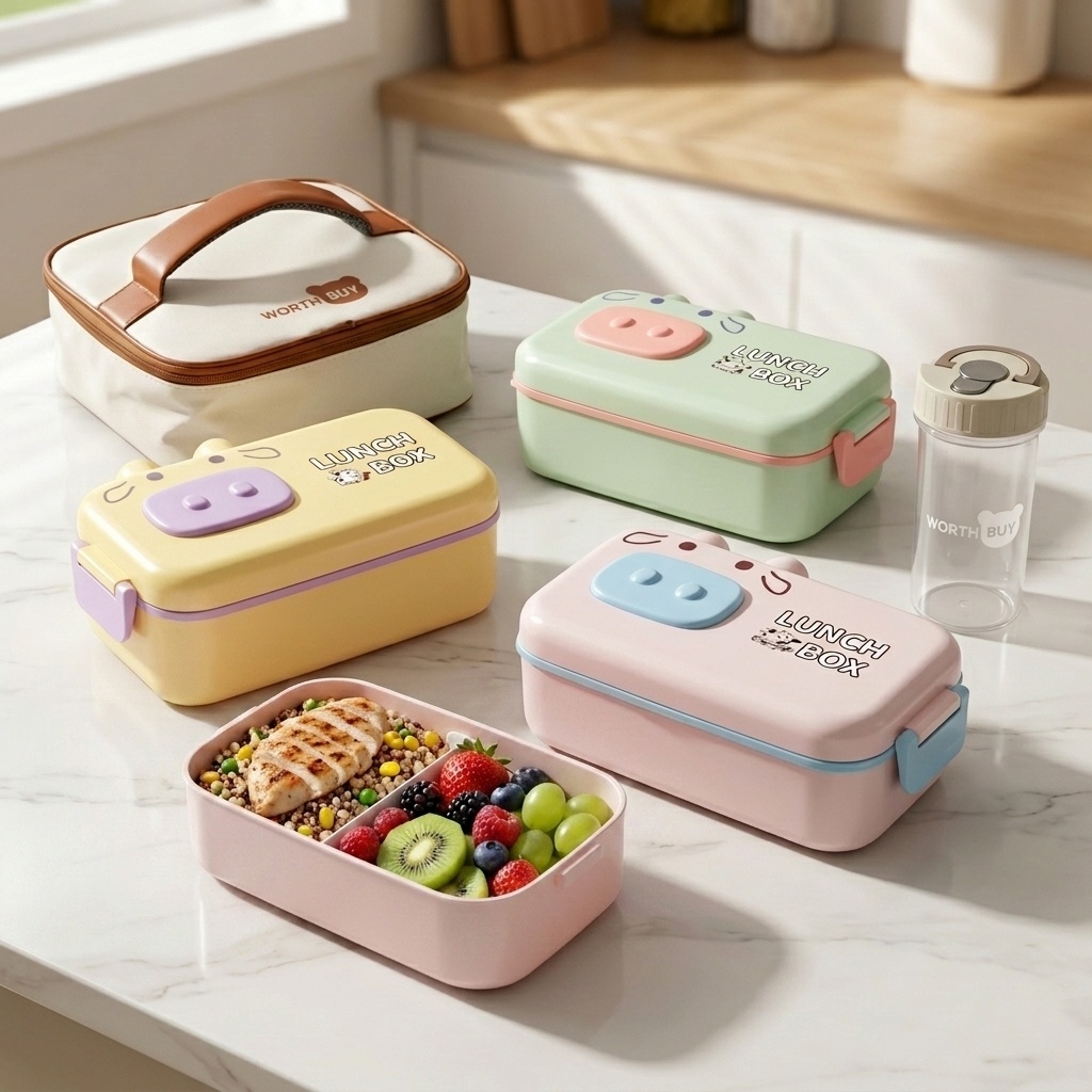 Boîte à bento pour enfants en  - Meal Prep Or Prep Meal avis et prix