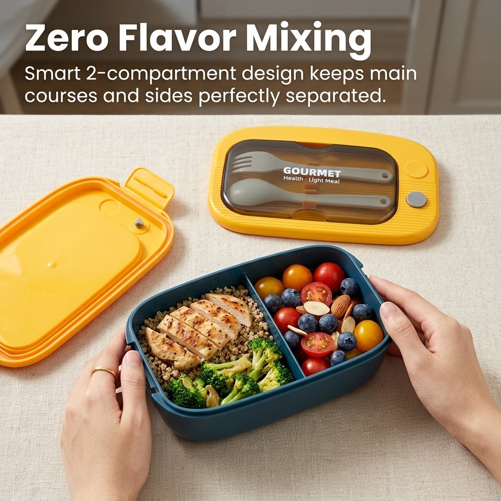 Boîte à lunch bento en plastiq - Meal Prep Or Prep Meal avis et prix