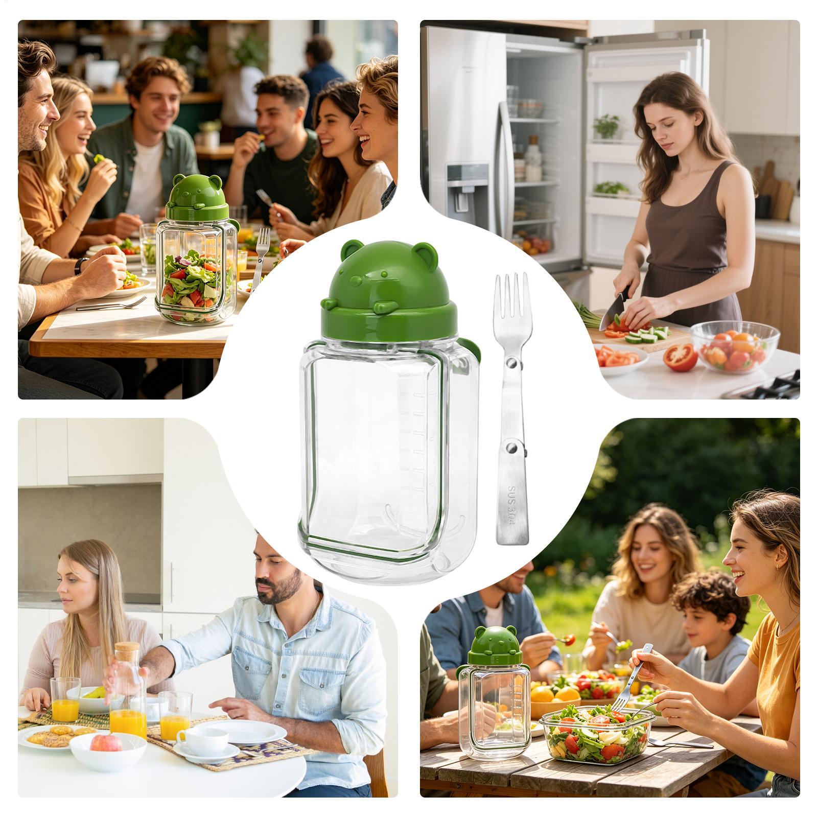 Conteneur à salade transparent - Meal Prep Gym Food avis et prix