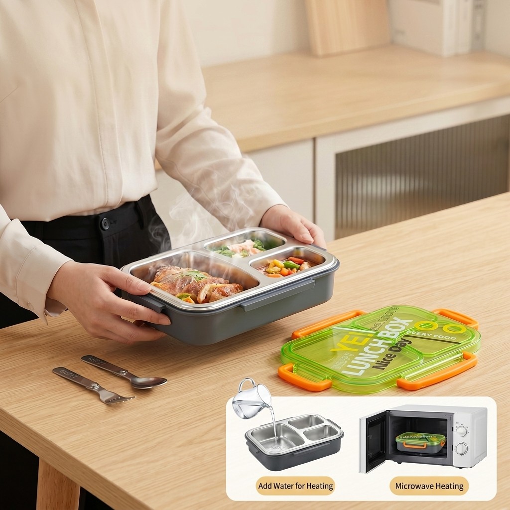 Boîte à lunch bento en acier i - Meal Prep Or Prep Meal avis et prix