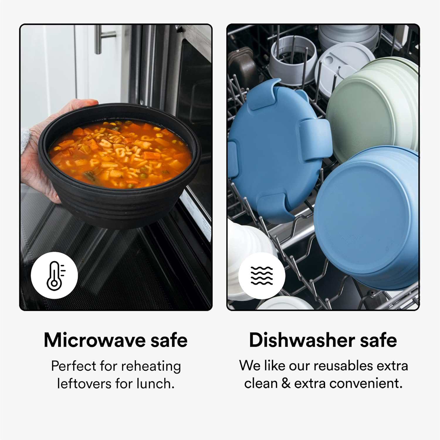 Bayzon Bol pliable Bol en sili - Meal Prep Cold Lunches avis et prix